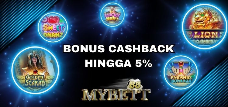 Cashback Bonus Hingga 5%